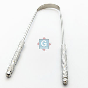 Raspador y Limpiador de Lengua en Forma de U de Acero Inoxidable, el Más Vendido, para el Cuidado Bucal Personal - Product Image 2