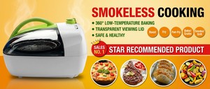 Freidora de Aire Eléctrica Multifunción AeroChef Pro Square con Construcción de Plástico para Uso Doméstico - Product Image 4