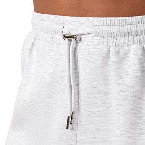 Light <b>Grey</b> Gymwear <b>Shorts</b> <b>Women</b> Drawstring Waist Soft Touch Fitness Training Activewear Relaxed Fit Workout Wear - Product Image 6