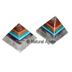 Compre Conjuntos de Colgantes de Chakra Naturales Curativos |   Joyería de Sanación Reiki con Piedras Preciosas Grabadas - Product Image 4