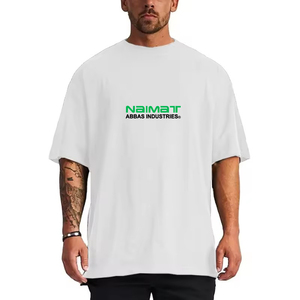 เสื้อยืดคอกลมแขนสั้นผู้ชาย ผ้าฝ้าย ทรงหลวม สีพื้น เรียบง่าย สไตล์ลำลอง ขายดี - Product Image 2