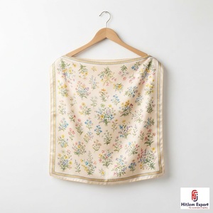 Premium Printed Short <b>Scarf</b> Fabric Custom Branding OEM ODM White Label Textile Manufacturer Fashion Accessories Export Supplier - Product Image 6