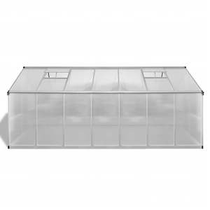 Grande serre de jardin transparente en aluminium résistante aux UV, matériaux accélérant la photosynthèse et résistants aux intempéries - Product Image 3