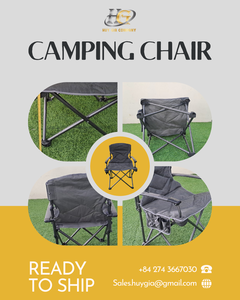 Factory Wholesale Customizable Logo Lightweight Portable <b>Metal</b> Beach <b>Chair</b> <b>Foldable</b> Design Modern Style Camping-Made Vietnam - Product Image 6