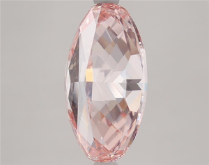 MOVAL Diamant rose vif fantaisie de 4,34 ct, VVS2, ovale, certifié IGI, cultivé en laboratoire, pour la fabrication de bijoux - Product Image 6