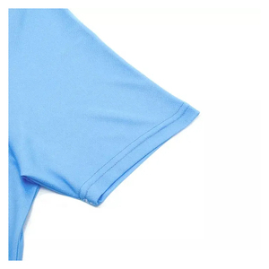 T-shirt léger en polyester et élasthanne pour homme, nouveau design, idéal pour le golf et le polo, avec tissu respirant, imprimé, uni et extensible - Product Image 3