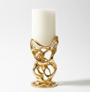 <b>large</b> <b>candle</b> holder oversized <b>candle</b> holder geometric <b>candle</b> holder abstract <b>candle</b> holder art decor - Product Image 1