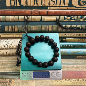 Pulsera de Agarwood Negro de Alta Calidad, Cuentas Grandes de 14mm 16mm 18mm 20mm 22mm - Product Image 1