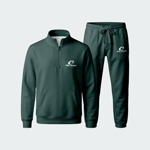 Conjunto Deportivo Informal para Adultos, Sudadera con Cierre de Cremallera y Pantalones Deportivos con Cordón, Ropa Deportiva para Otoño - Product Image 6