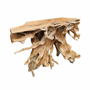 Mesa Consola Vintage de Madera Maciza de Raíz de Teca Reciclada Auténtica Alba Farmhouse - ¡Gran Oferta! Madera Sostenible de Ramas para Proyectos de Interiores - Product Image 2