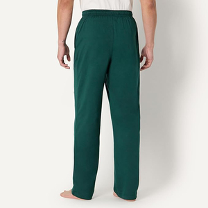 Pantalon de jogging décontracté pour homme en coton gris léger et respirant, taille élastique avec cordon de serrage, poches latérales, idéal pour l'automne - Product Image 4