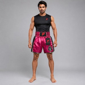 Shorts de Muay Thai professionnels offrant un confort premium, une construction durable et une coupe athlétique pour l'entraînement et la compétition. - Product Image 1