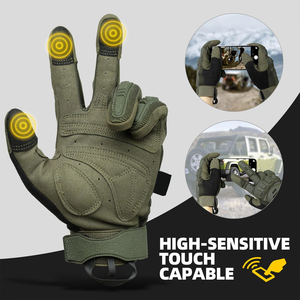 Tactical Full Finger Men's <b>Nylon</b> Gloves Outdoor Hunting Shooting Motorcycle Riding Breathable Anti <b>Slip</b> Touch Screen Sports - Product Image 4