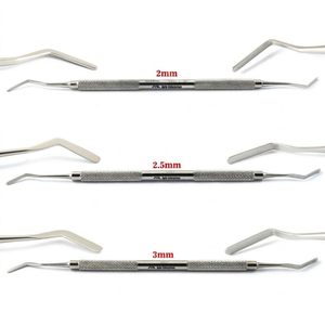 Spatule dentaire manuelle professionnelle Heidemann, double extrémité, pour mélange et placement de composite, instruments chirurgicaux - Product Image 1