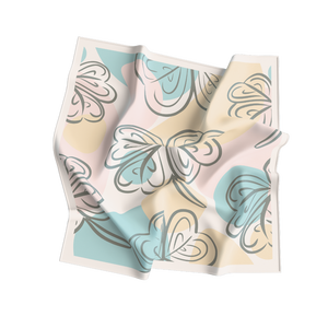 Adult Women Silk Square <b>Scarf</b> Breathable European American Digital Print Reversible Pattern Daily Wear All Seasons Accessory - Product Image 6
