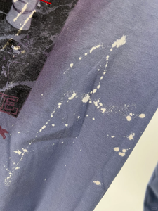 เสื้อยืดโอเวอร์ไซส์ผ้าฝ้าย 100% ขาดรุ่ย ทำสีแบบแอซิดวอช พิมพ์ลายกราฟิกแบบวินเทจ สไตล์ยูนิเซ็กซ์  รับสั่งทำเสื้อยืดเปล่าพร้อมพิมพ์ลายด้วยเทคนิค DTG - Product Image 2