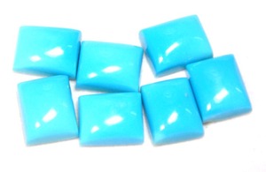 Turquoise cabochon lisse 100 % naturelle, la plus rare, pierre précieuse en vrac pour la fabrication de bijoux, à prix abordable, vente en gros OEM - Product Image 3