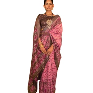 Dernier Designer Patola Soie Imprimé Bordure Saree Par Fab Zone - Product Image 1