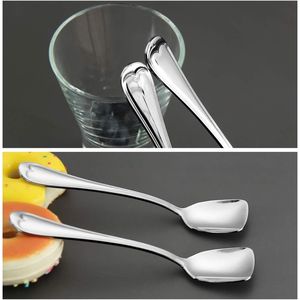 Cucharas para Helado de Acero Inoxidable 18/10 de 6.0 Pulgadas, Aptas para Lavavajillas, Cucharas Tipo Pala, 4 Piezas, Utensilios para Postre - Product Image 2