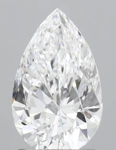 Diamant de laboratoire brillant en forme de poire de 2,16 carats, couleur D, clarté VVS2, polissage excellent, CVD, certifié IGI, pierre non montée pour bijoux fins - Product Image 6