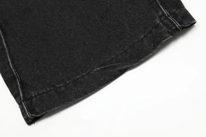 Pantalon en jean streetwear personnalisé de haute qualité, délavé à l'acide, effet soleil, style baggy, décontracté, pour homme - Product Image 5