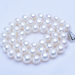 Collar de Perlas de Agua Dulce Tilian de 10-11 mm, Casi Perfecto, con Ligeras Imperfecciones, Regalo para Novia, Madre, Suegra - Product Image 1