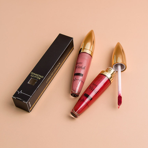 Gloss à lèvres mat classique en 10 couleurs, rouge à lèvres liquide scintillant longue tenue avec pigment riche - Product Image 4