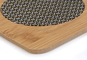Natural Coasters Set Best Quality 100% Eco Friendly Wholesale Coffee Tea Display Coaster and Placemat Wooden <b>Boards</b> - Product Image 4