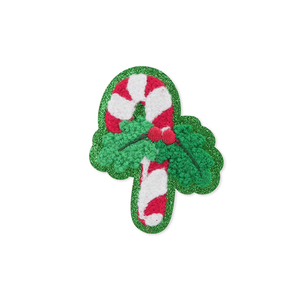 Parche de chenilla bordado estilo navideño uso para bolso zapatos sombrero ropa parches - Product Image 2