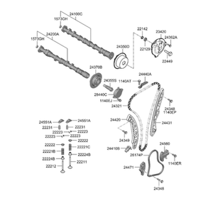 อะไหล่รถยนต์และรถบรรทุก Palisade รุ่นใหม่ 243502S002 - Product Image 2