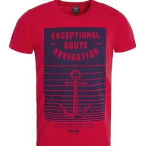 Camiseta informal estampada personalizada para hombre al por mayor, cuello redondo, manga corta, diseño de punto, fábrica de fabricación Tirupur - Product Image 2