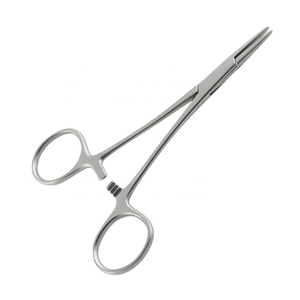Portaagujas Quirúrgico KOUNAIN de 140 mm, Recto, de Acero Inoxidable, con Empuñadura Serrada, Instrumento Médico de Sutura para Clínicas - Product Image 1