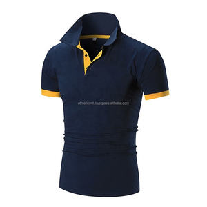 Nuevo estilo de moda para hombres, polos de manga corta, ropa de verano, cuello alto, calidad superior, informal, en blanco, camisas de fibra de bambú de algodón personalizadas - Product Image 3