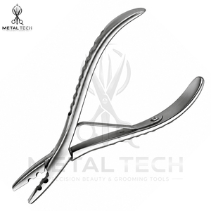 Pince de dépose d'extensions capillaires en acier inoxydable finition satinée, ouvre-anneaux micro-liens à double trou, outil de salon pour la destruction de liens à la kératine - Product Image 2