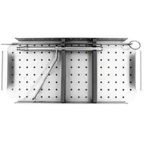 Juego completo de herramientas quirúrgicas para implantes ortopédicos con mango de silicona verde, taladros para huesos y bandeja de esterilización de aluminio - Product Image 5