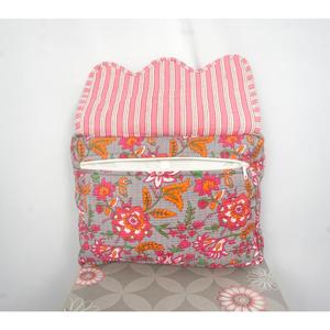 Tassel Pattern 100% Cotton Zipper Closure Eco-Friendly Lightweight Multi-Function Handled Makeup Bag & <b>Travel</b> <b>Organizer</b> - Product Image 2