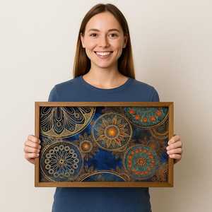 ถาดเสิร์ฟพุดดิ้งทรงสี่เหลี่ยมขนาดคิงไซส์ ดีไซน์หรูหรา ถาดเสิร์ฟเคลือบลายพิเศษ พร้อมจัดส่งทั่วโลก ประเทศอินเดีย - Product Image 2