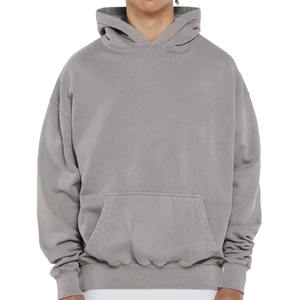 Blank Zip-Up Oversized <b>Thick</b> <b>Fleece</b> Waterproof Breathable Winter Hoodie Pocket Custom Design Brand Clothing Cotton Street <b>Men</b> - Product Image 6