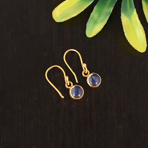 925 Sterling <b>Silver</b> Crystal Gemstone Elegant <b>Dangle</b> <b>Earrings</b> for Women - Product Image 2