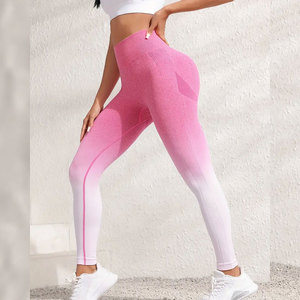 Vêtements de fitness pour femmes avec logo personnalisé, pantalon de yoga compressif à taille haute, leggings pour femmes à taille élastique - Product Image 4