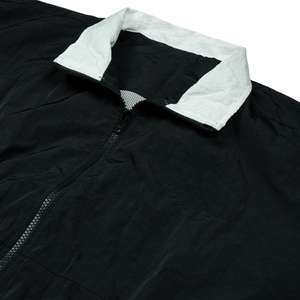 Chaqueta Cortavientos Impermeable de Nailon Arrugado Personalizada de Alta Gama, con Bloques de Color, Cremallera, Informal, de Verano, Cortavientos, Talla Grande, con Capucha - Product Image 4