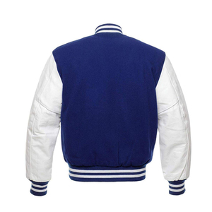 High Quality Men's Letterman Varsity <b>Jacket</b> Comfortable Durable Stylish Solid Color <b>Canvas</b> Stand Front Waterproof Windproof - Product Image 6