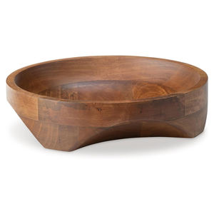 Cuenco redondo de madera de Acacia Premium de grado alimenticio, gran oferta, ensaladera de madera para frutas, cocina, mesa de comedor, uso decorativo de madera - Product Image 2