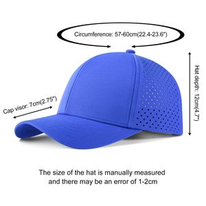 <b>Summer</b> Mesh 6-Panel Short Brim Baseball Cap <b>Men</b> Women Breathable Waterproof Adjustable Solid Sporty Trucker Style Sun <b>Hat</b> - Product Image 4
