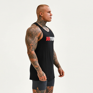 Street Wear Style Mens Regular Wear Tanktops Solid Pattern And Fitted Men Affordable Price Mes Tank Tops For Fitness - Product Image 2