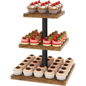 แท่นวางเค้กอะคริลิกใสแบบหลายชั้น ขายส่ง |   เบเกอรี่ไรเซอร์ส - Product Image 3