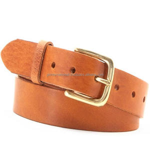 Cinturón informal de moda para hombre de cuero de vaca de grano completo tostado para jeans o cinturón Adecuado para fines de regalo en Fabricante Mayorista - Product Image 6