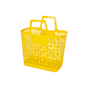 Sac de rangement refermable écologique en plastique durable de 25 L, petit format carré, avec 2 poignées, pour aliments, collations et organisation de voyage - Product Image 2