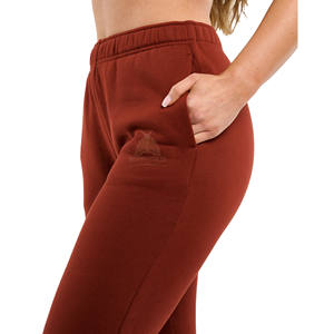 กางเกงวอร์มทรงขาบานสำหรับผู้หญิง คุณภาพหรูหรา ใส่ได้ในฤดูหนาว มีเชือกผูกเอว ดีไซน์ทันสมัย ผ้าฝ้าย 100% มีกระเป๋าข้าง - Product Image 4