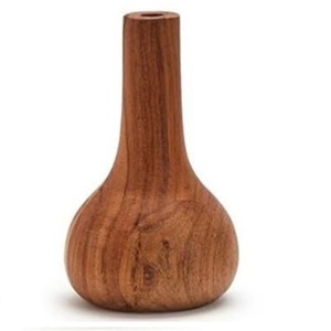 Vase en bois de manguier sculpté à la main pour la décoration, nouvelle arrivée, magnifique vase en bois sculpté à la main pour la décoration de la maison, pour les acheteurs en gros - Product Image 4